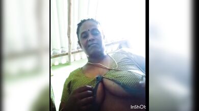 Friend mom boob press