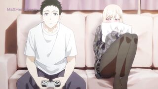 Horny xxx Girlfriend gives Hot Blowjob and Rides on cock (Hentai)