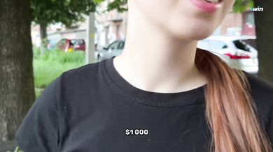 Amateur DT from a teenager with large breasts in public – gorgeous hardcore porn