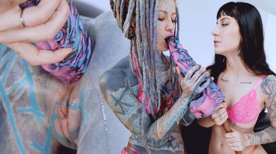 Alternative Teen Gets Anal Fucked And Has Orgasm On Big Toys