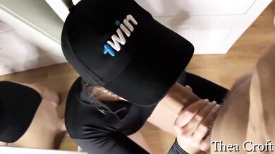 Twerks on dick, deepthroat ball-sac deep, rails beef whistle like ultimate tramp