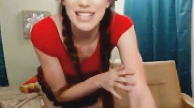 Busty Babe fucks her pussy for you