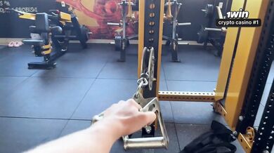 Gym trainer picks up taut leggings fit girl, from exercise to creampie, in super