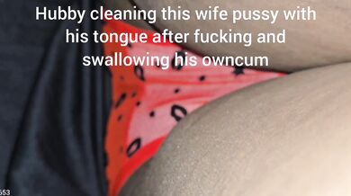 Tamil hubby fucking Wife pussy and swallowing owncum