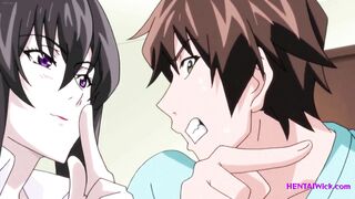 The Husband Plays in the Living Room, I Play with his Cheating Wife (Hentai Anime)