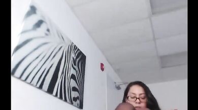 Sexy Hot Babe Fucks Her Tight Pussy Deep with Thick Dildo