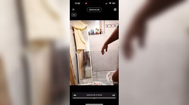 Indian mom spy bathing video recorded by her son