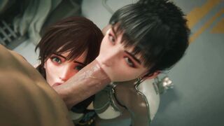 Hot Threesome with Lily and Eve (Exclusive 3D Sexgame)