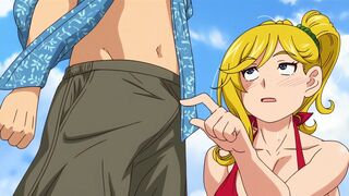 Honey Blonde 02 ⋆ Passionate Beach xxx Ends In Deep Love-Filled Creampie