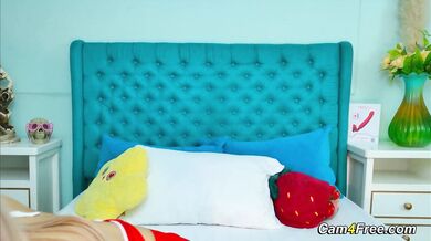 Blonde Romanian Toys Her Tight Hole