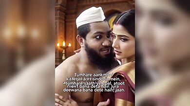 Beautiful ????️ Hindu Sanskari Aurat  with Abdur Rahman  Jay ho