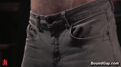 Hot Master Ties Up Big Dick Stud Dane Stewart for Mind Blowing Blowjob and Anal Play