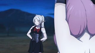 Aura and Frieren Pussy Licking Yuri Lesbians (Cartoon xxx)