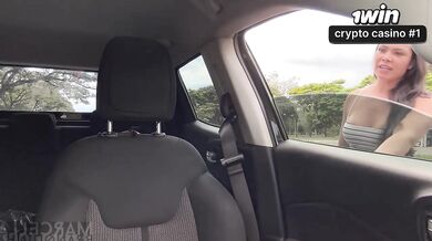 Horny uber driver and I ended up throating in the car – Brazil’s best XXX porn!