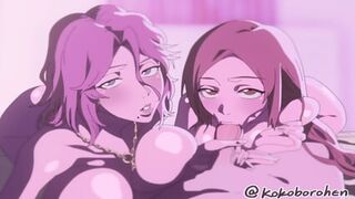 Orihime And Rangiku Animation