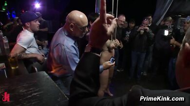 Dana Vixen Gets Wild At Bar With Strangers Blowjobs Gangbang And BDSM Action