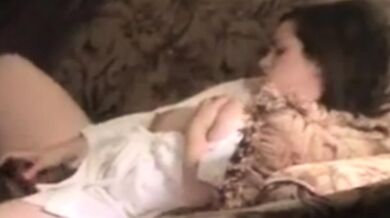 my Stepmom caught dildoing on the couch