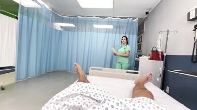 Big Booty Nurse Knows How To Cure A Dick